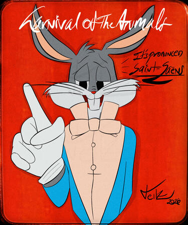 Bugs Bunny Half Body 1